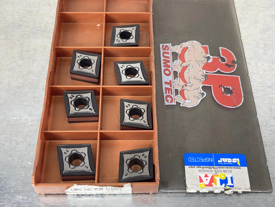 Iscar CNMG 542-M3M IC6025 Carbide Insert 160608-M3M (Pack of 7)