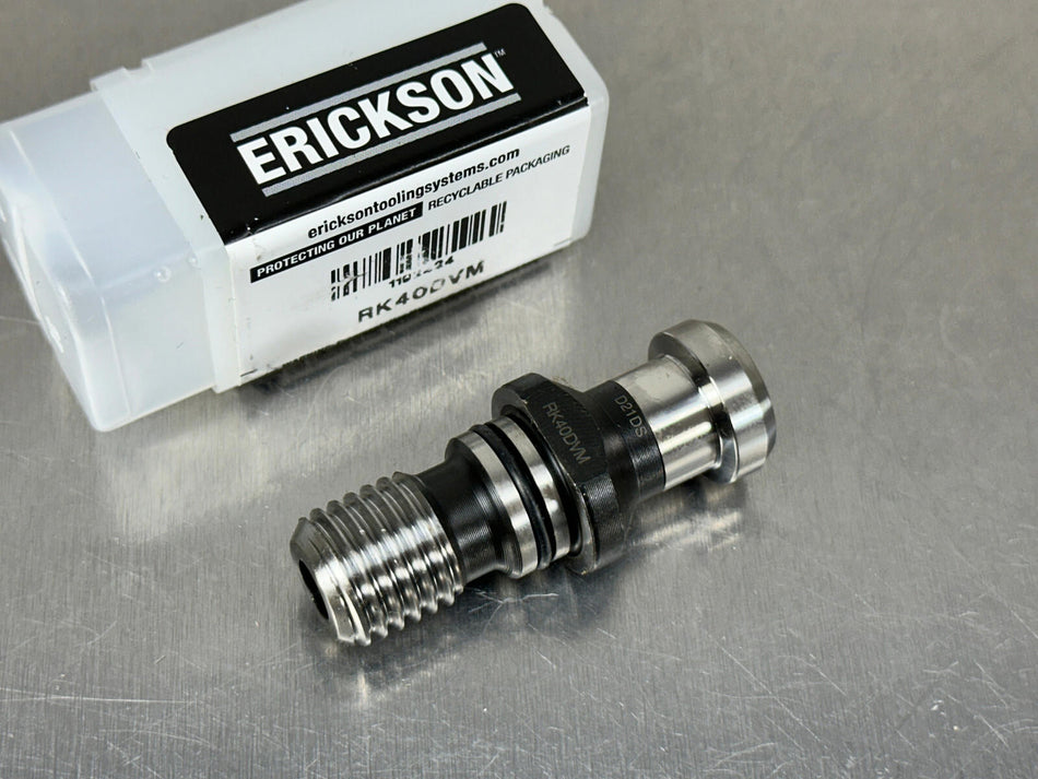 Erickson CAT40 Retention Knob RK40DVM Kennametal DIN 69872 Form A