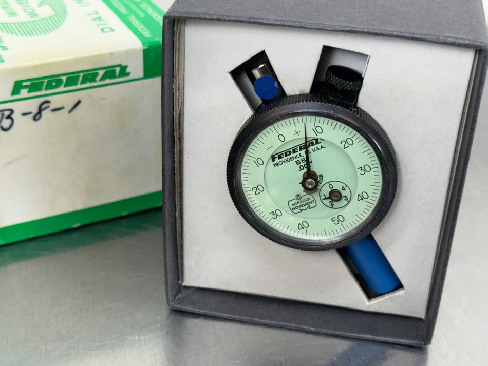 Federal B8I Dial Indicator .001" Grad Full Jeweled - NOS
