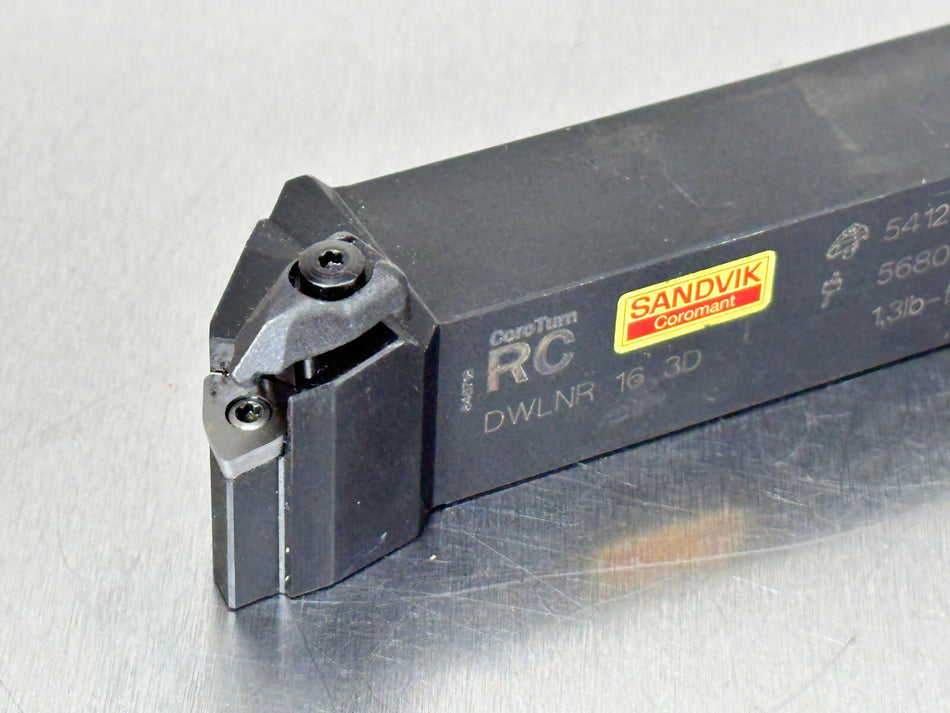 Sandvik DWLNR 16 3D Indexable Tool Holder 1" CoroTurn Turning
