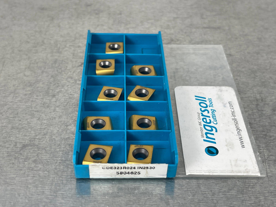 Ingersoll CDE 323R024 IN2530 Carbide Insert (Pack of 9)