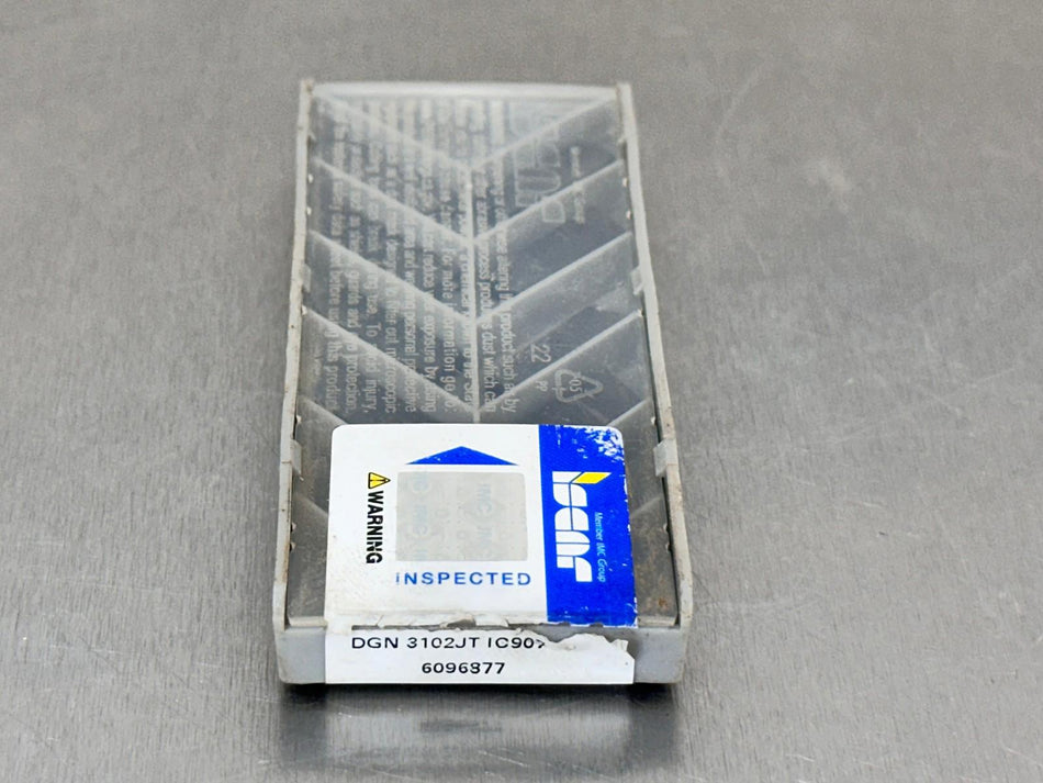 Iscar DGN 3102JT IC907 Carbide Insert 6096877 (Pack of 10)