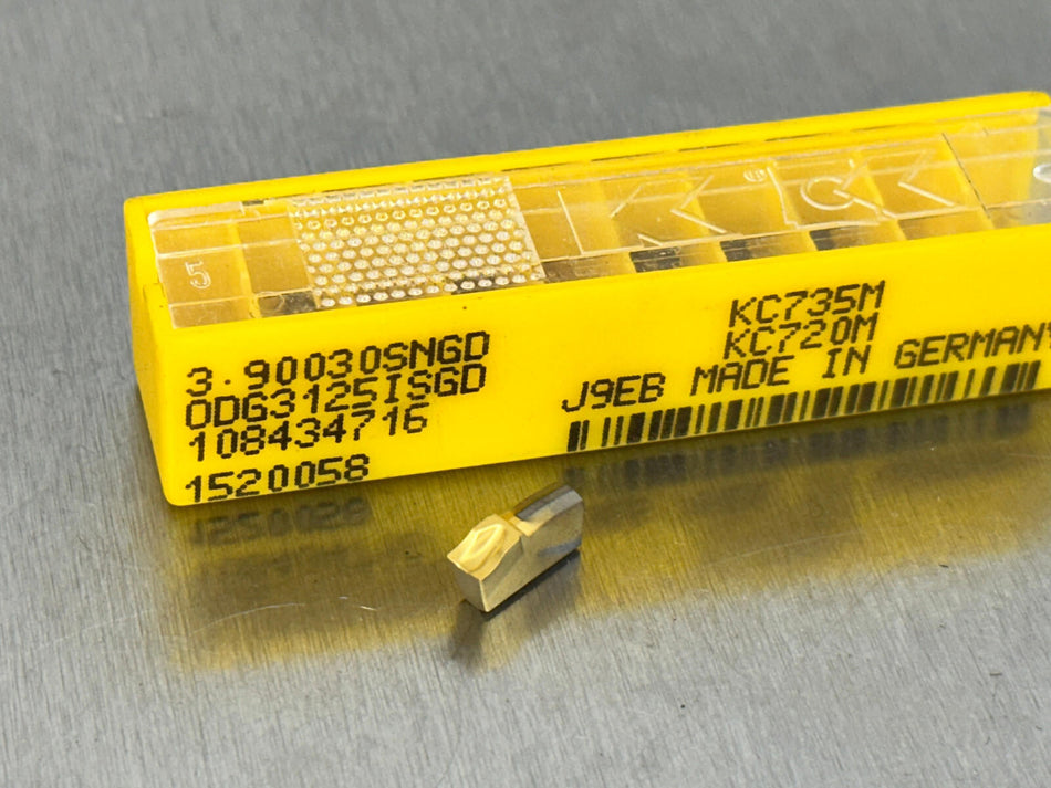 Kennametal 3.90030SNGD KC735M Carbide Insert (Pack of 10)
