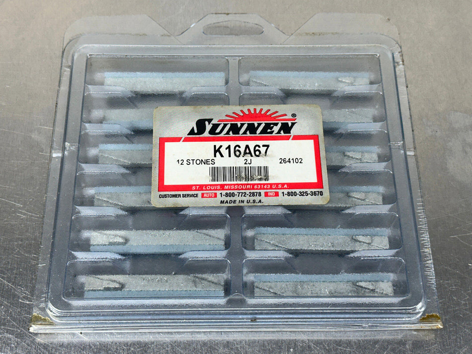 Sunnen K16-A67 Honing Stones 280 Grit Aluminum Oxide (Pack of 12)