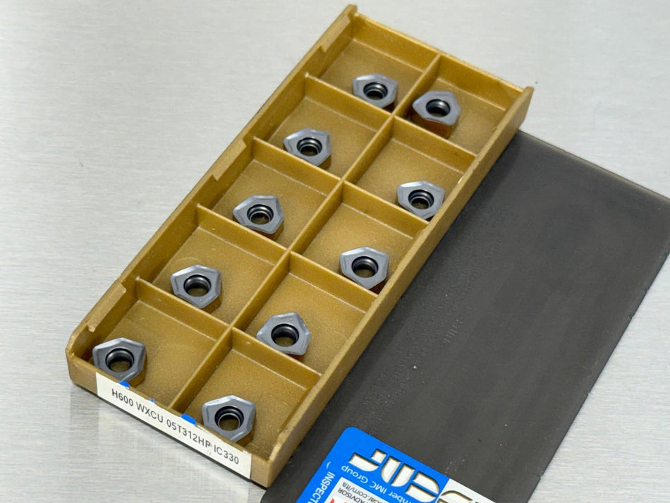 Iscar H600 WXCU 05T312HP IC330 Carbide Insert (Pack of 10)