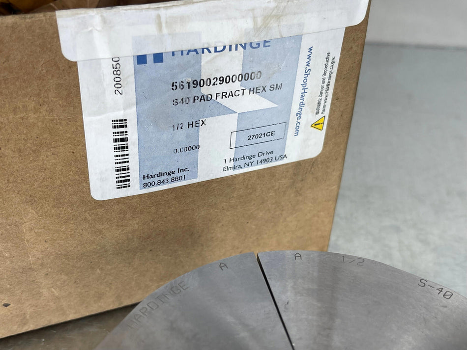 Hardinge S40 1/2" Collet Pad Hex Smooth 56190029000000