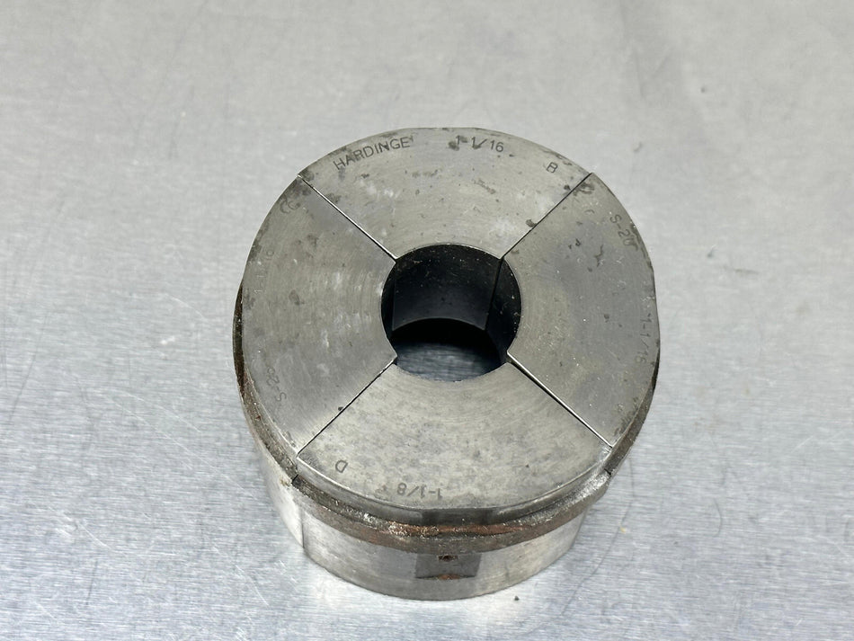 Hardinge S26 1-1/16" Collet Pad Round Smooth
