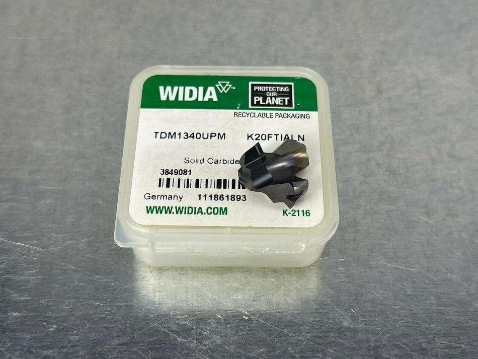 Widia TDM1340UPM Carbide Drill Insert 13.40mm Victory K20F