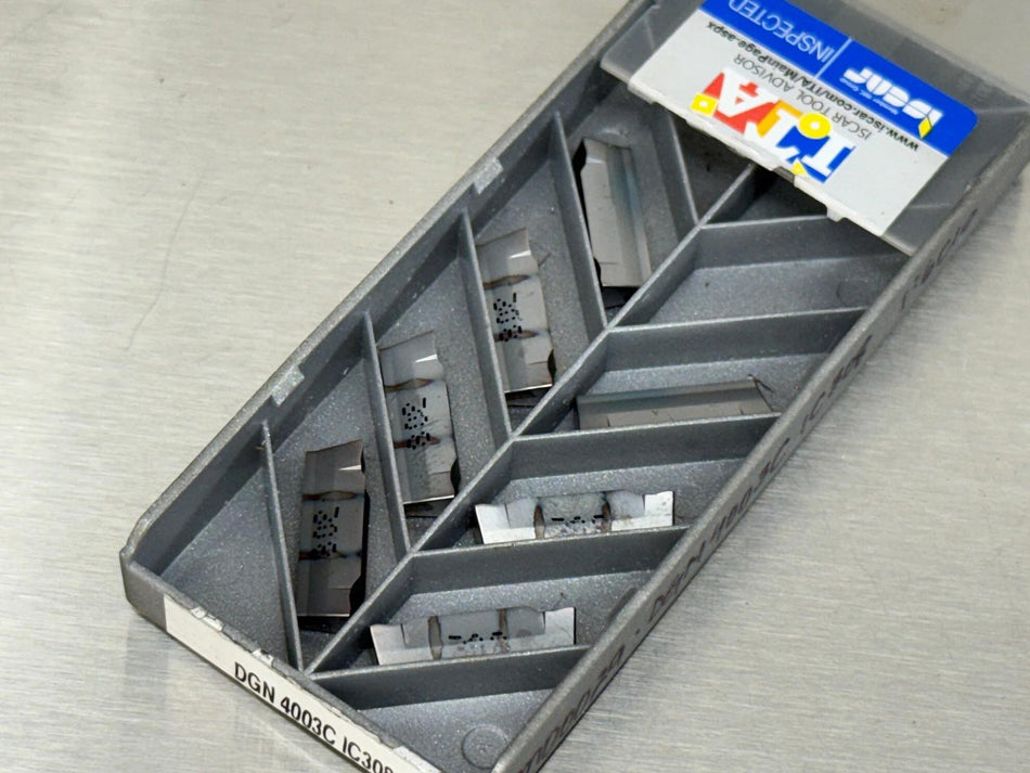 Iscar DGN 4003C IC308 Carbide Insert 6090356 (Pack of 7)