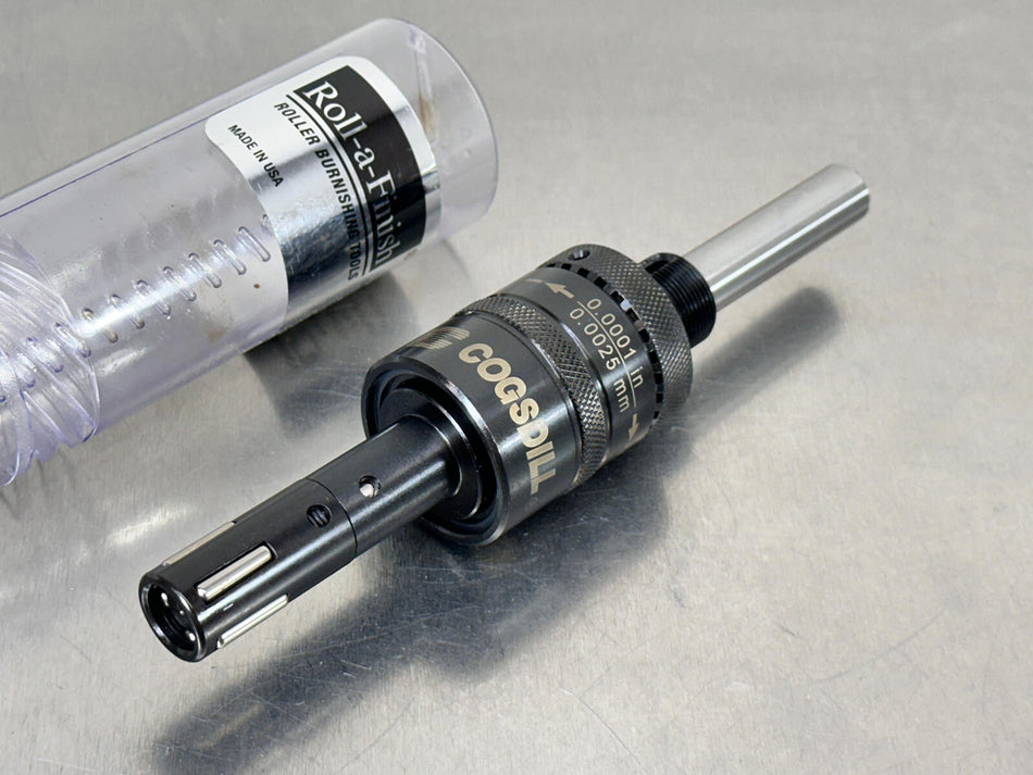 Cogsdill SR00656 Roller Burnishing Tool .652 - .693" Roll-A-Finish Adjustable