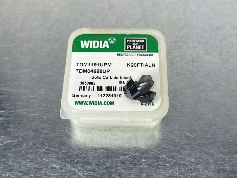 Widia TDM1190UPM Carbide Drill Insert Victory TDM04688UP K20F
