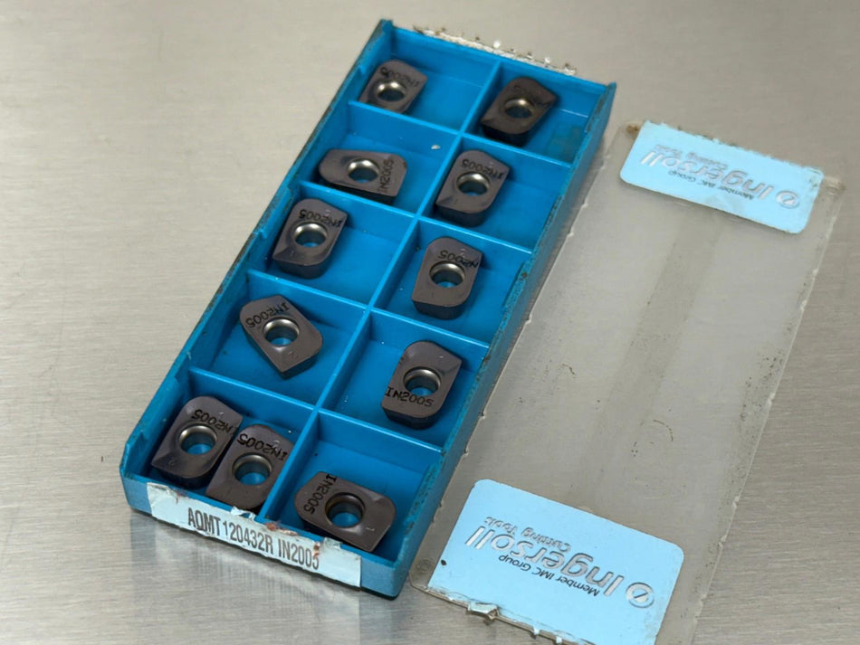 Ingersoll AOMT120432R IN2005 Carbide Insert Grooving 5811665 (Pack of 11)