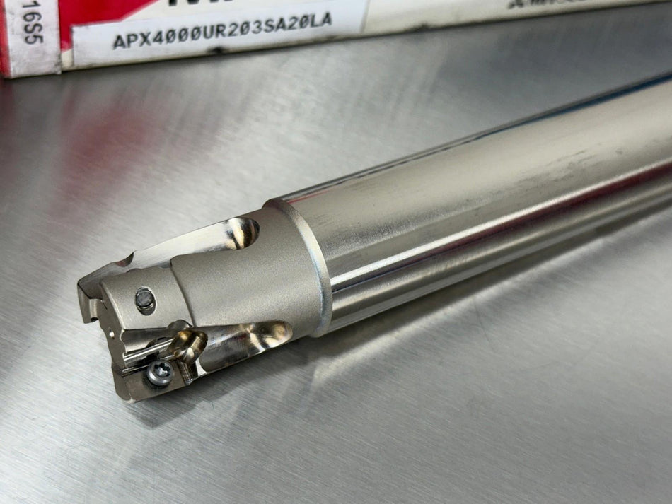 Mitsubishi APX4000UR203SA20LA Indexable End Mill 1.25" Milling Cutter 1-1/4"