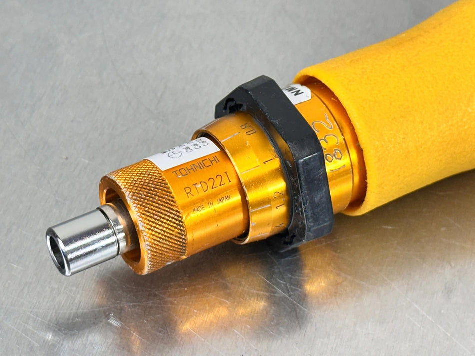 Tohnichi RTD22i Adjustable Torque Screwdriver Rotary Slip 6-22, 0.2lbf.in