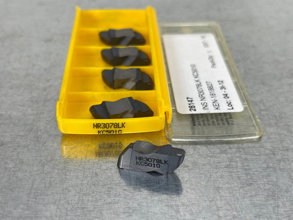 Kennametal NR3078LK KC5010 Carbide Insert Top Notch (Pack of 5)