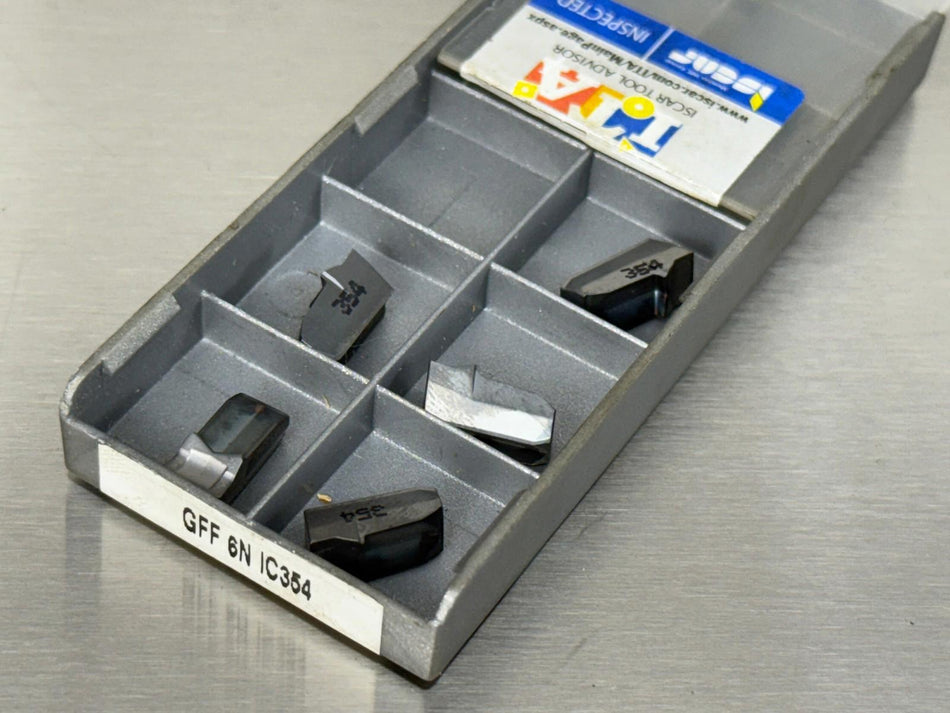 Iscar GFF-6N IC354 Carbide Insert 6002516 (Pack of 5)
