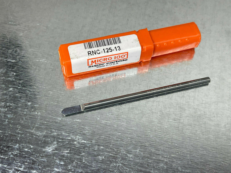 Micro 100 RNC-125-13 Carbide Engraving Cutter Bar Tool 1/8"