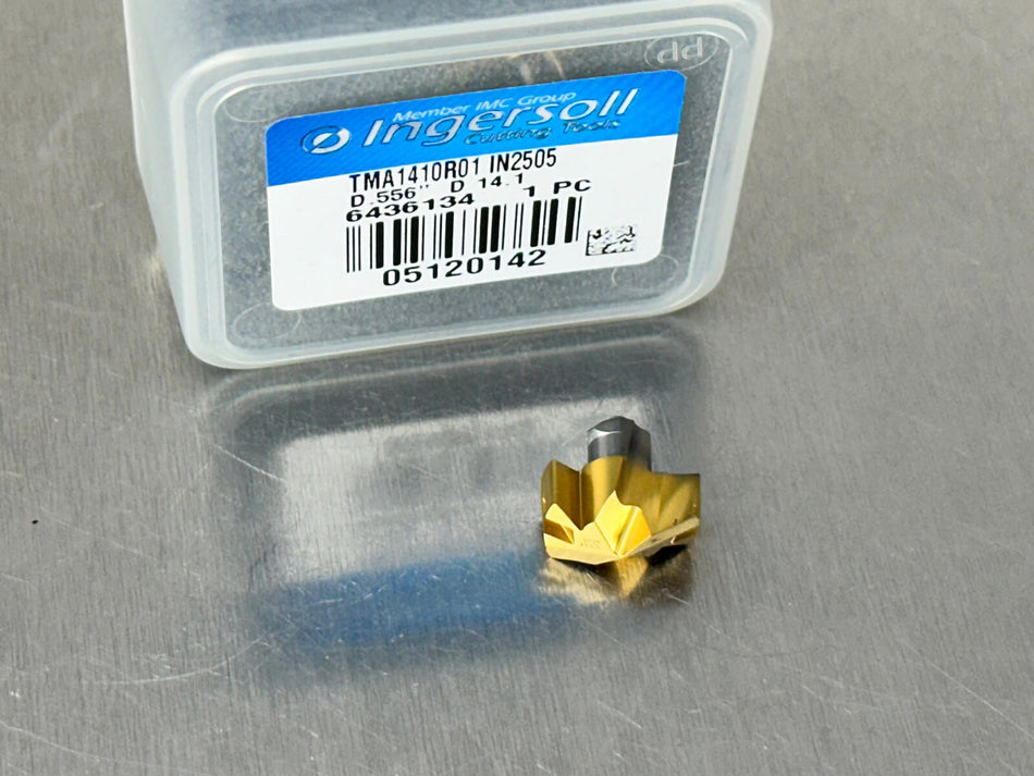 Ingersoll TMA1410R01 IN2505 Carbide Drill Insert Gold Twist 5120142 (Pack of 1)
