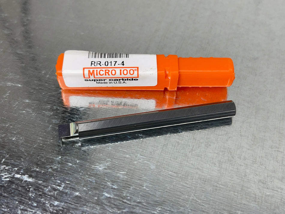 Micro 100 RR-017-4 Carbide Retaining Ring Grooving Tool Bar .017" Square