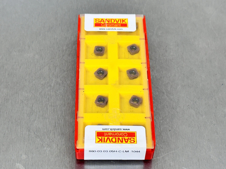 Sandvik 880-03 03 05H-C-LM 1044 Carbide Insert (Pack of 10)