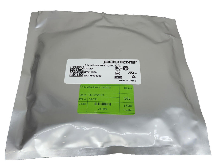 Bourns MF-LSMF110/24X-2 Polymeric PTC Resettable Fuse 24V 1.1A (Qty 1500)