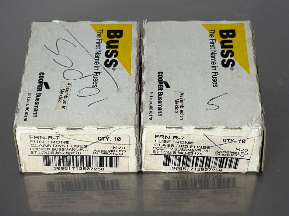 Bussmann FRN-R-7 Fuse 7A Buss Fusetron RK5 (Box of 15)