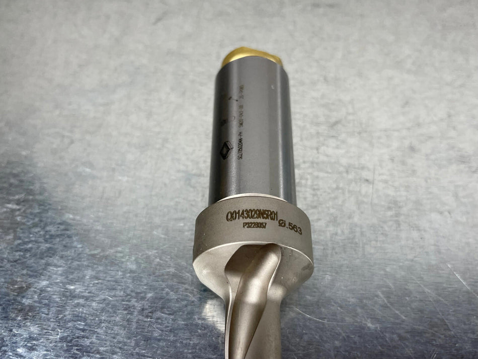 Ingersoll 14.3mm Indexable Drill Body 2xD QuadDrill Q0143029N5R01, 6180727