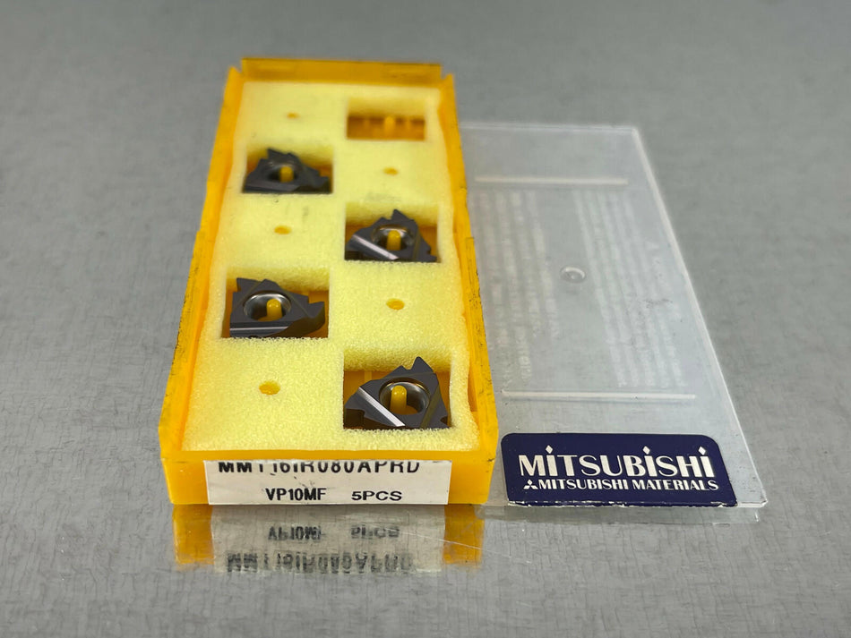 Mitsubishi MMT16IR080APRD VP10MF Carbide Insert Laydown Threading (Pack of 4)