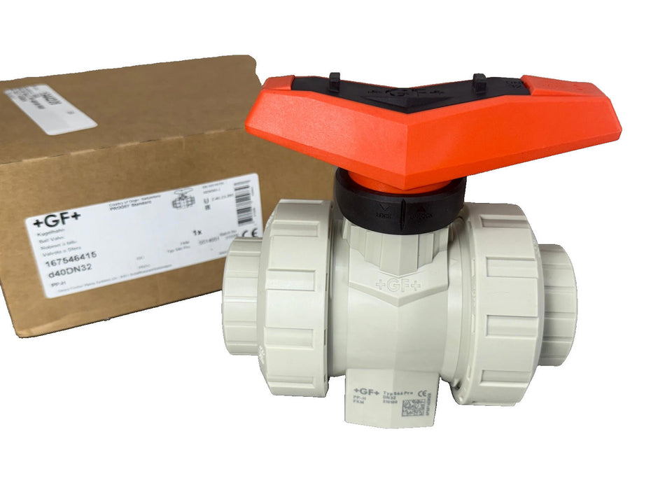 Georg Fischer GF 546 Series Ball Valve d40DN32 Linear 167 546 415