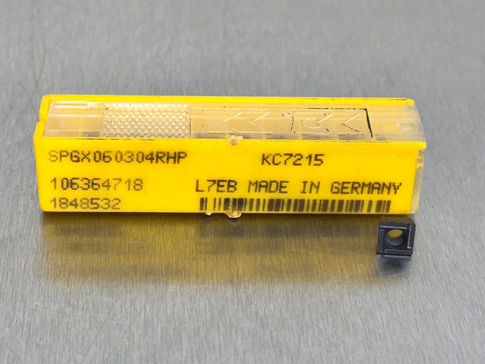 Kennametal SPGX 060304RHP KC7215 Carbide Insert (Pack of 10)