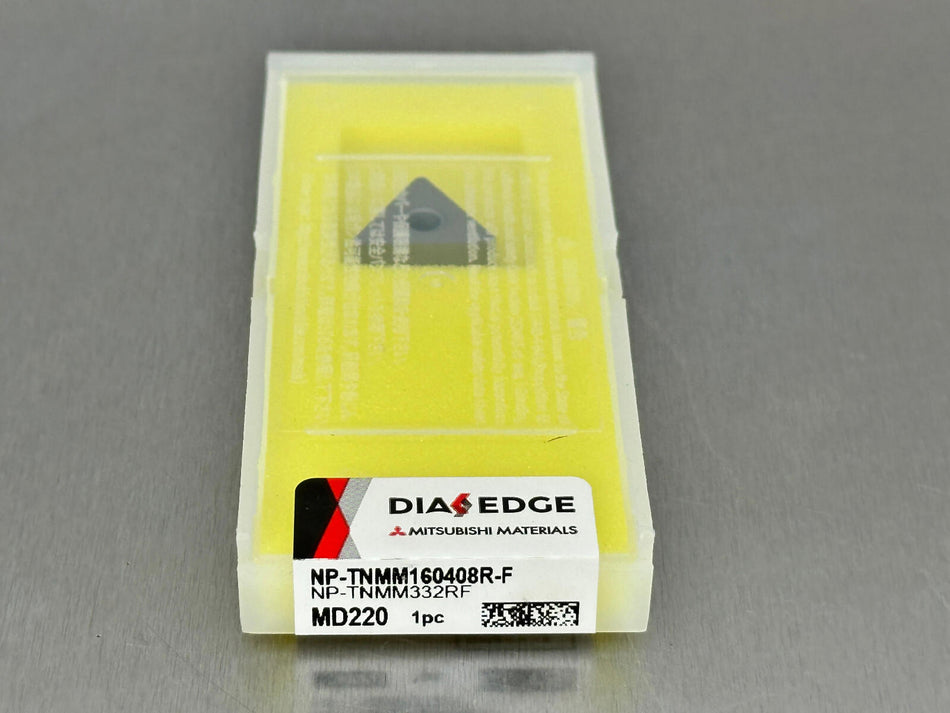 Mitsubishi NP-TNMM322RF MD220 PCD Diamond Tip Carbide Insert Turning 386370