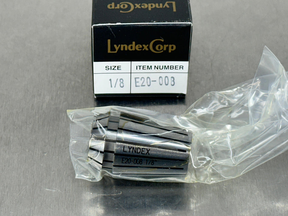 Lyndex 1/8" ER20 Spring Collet E20-008