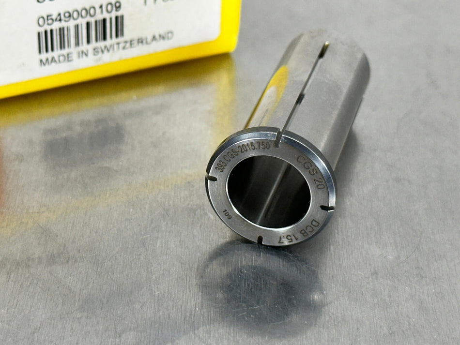 Sandvik 15.7mm Cylindrical Sleeve 20mm Hydraulic Chuck Collet 393.CGS-20 15.7 50
