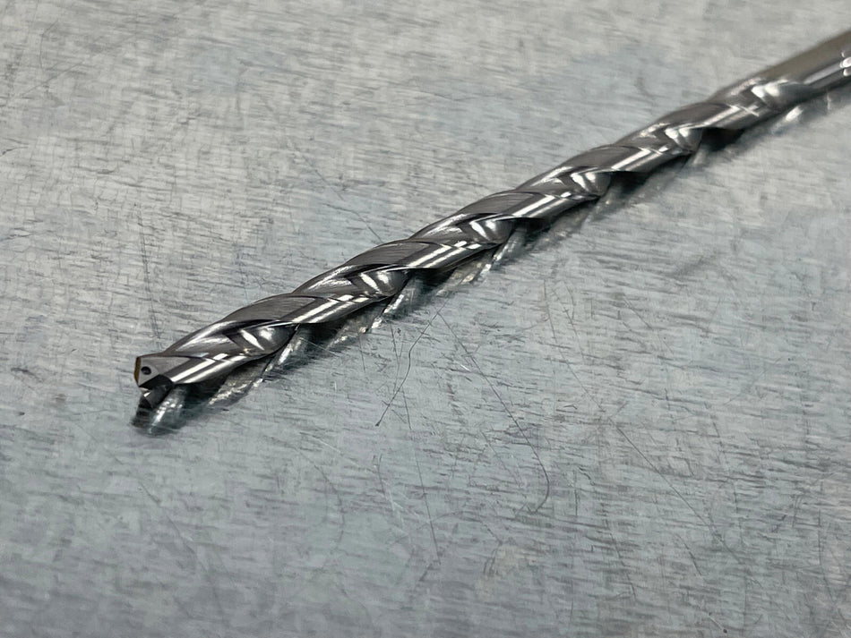 Kyocera 3.80mm Solid Carbide Drill, Through Coolant, 16xD, 813-1496.2695