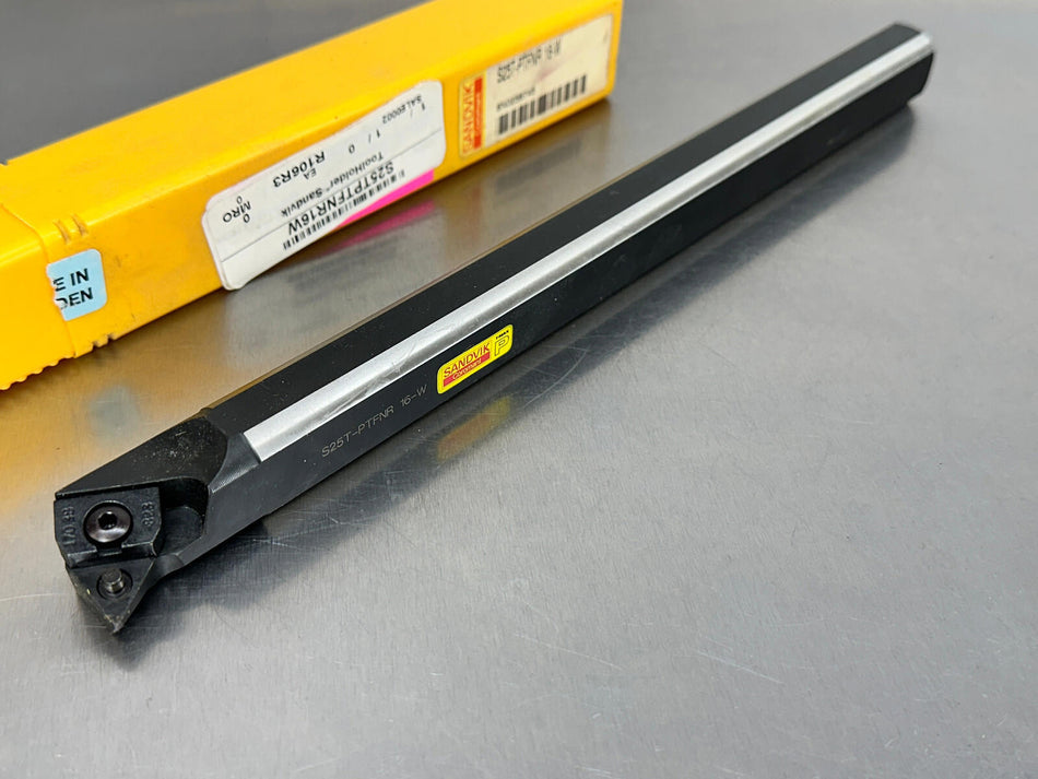 Sandvik S25T-PTFNR 16-W Indexable Boring Bar Turning 25mm TNMG Insert T-Max P
