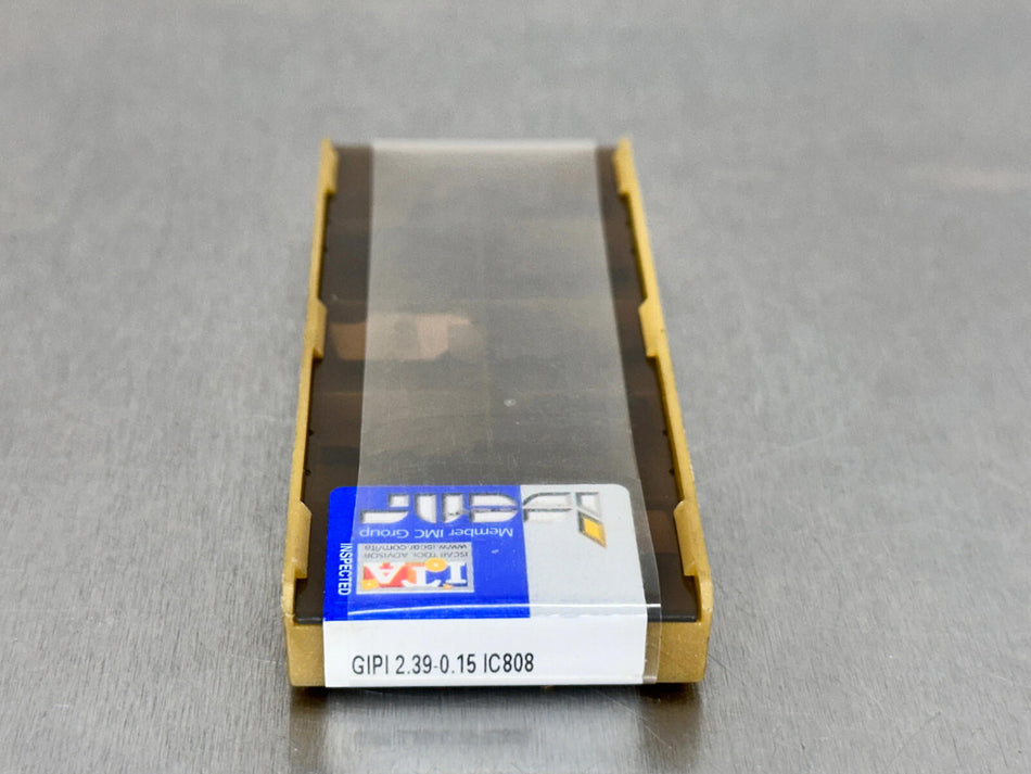Iscar GIPI 2.39-0.15 IC808 Carbide Insert 6404265 (Pack of 10)