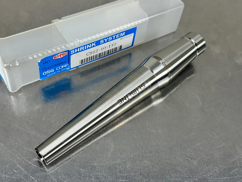 OSG Slimline CS12-10-110 Shrink Fit Tool Holder 10mm HyPro MST 8910105