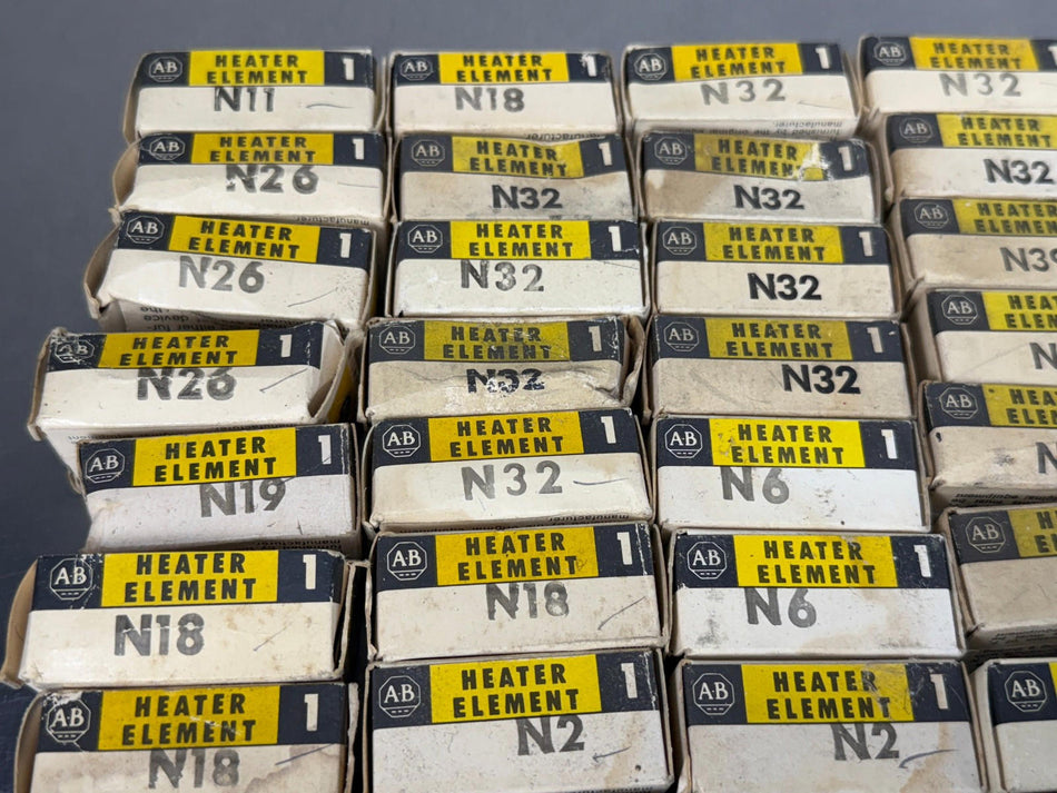 (41) Allen Bradley Overload Heater Elements N2, N6, N11, N18, N33, N39, N49 +++
