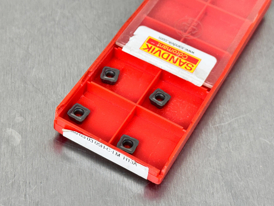 Sandvik 880-03 03 05H-C-LM H13A Carbide Insert (Pack of 4)