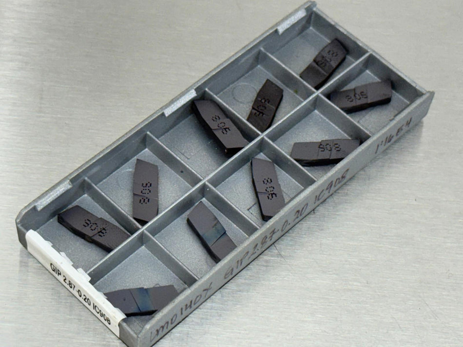 Iscar GIP 2.87-0.20 IC908 Carbide Insert 6402827 (Pack of 10)