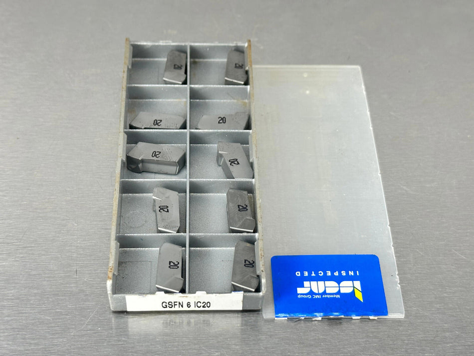Iscar GSFN 6 IC20 Carbide Insert (Pack of 10)