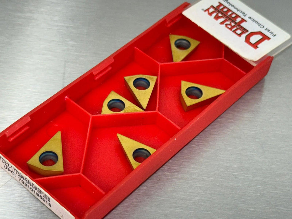 Dorian TDEX-17T304-EN DASP35B Carbide Insert (Pack of 6)