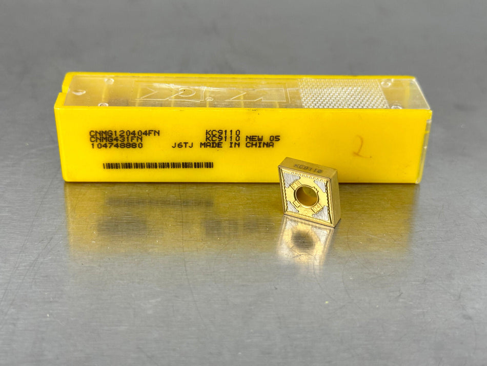 Kennametal CNMG 431FN KC9110  Carbide Insert 120404FN  (Pack of 10)