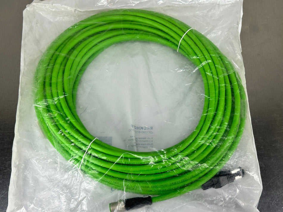 Beckhoff ZK1090-6191-0150 Cable M12 to RJ45 Ethernet 15m