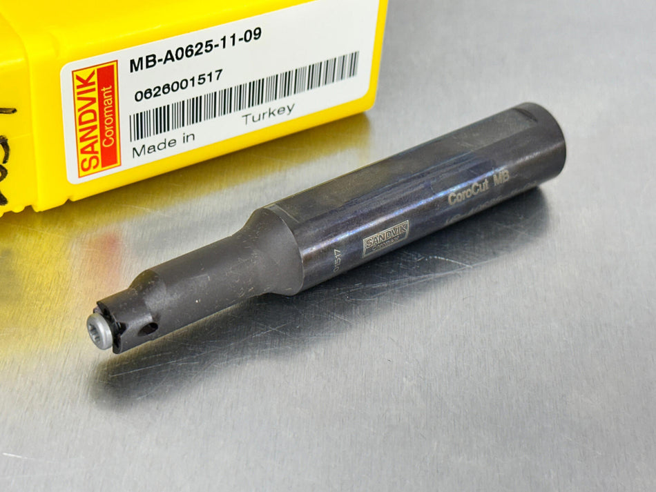 Sandvik MB-A0625-11-9 CoroCut MB Adapter Cylindrical 5/8" Shank