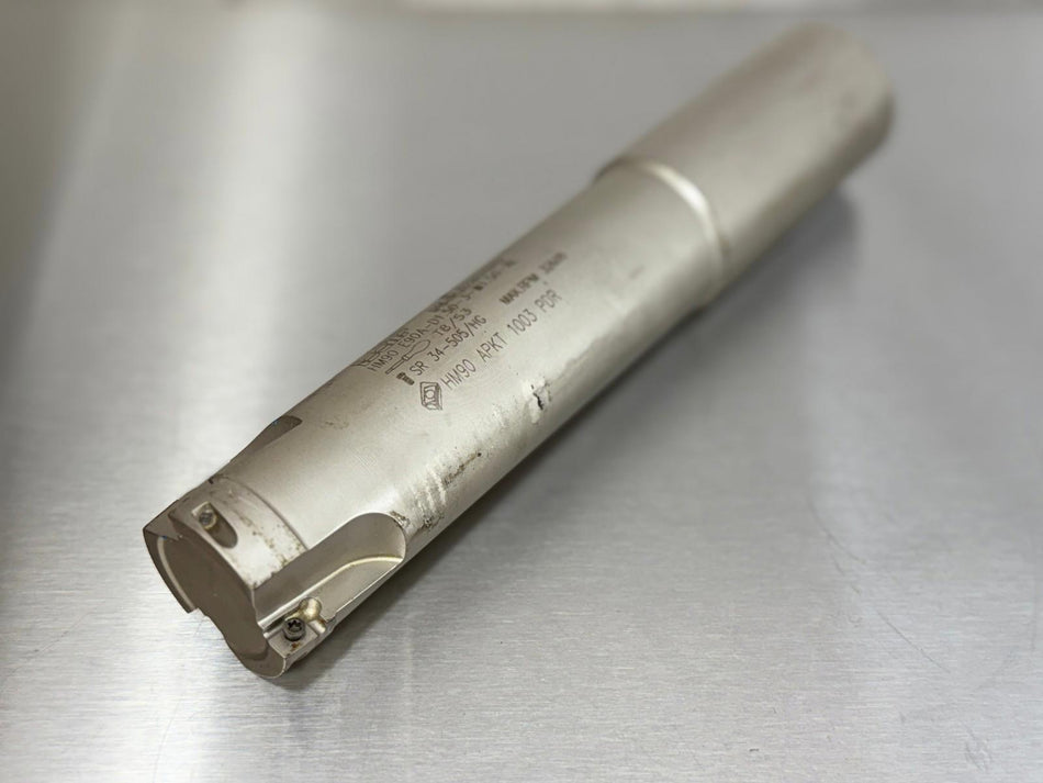 Iscar 1-1/2" Indexable End Mill Heli2000 HM90 E90A D1.50-3-W1.50XL, 3102148