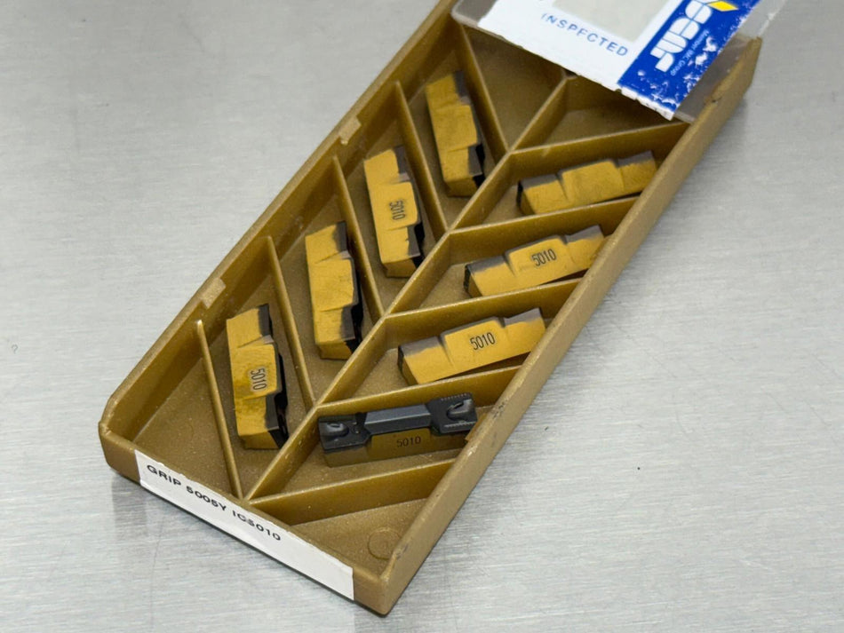 Iscar GRIP 5005Y IC5010 Carbide Insert 6200423 (Pack of 8)