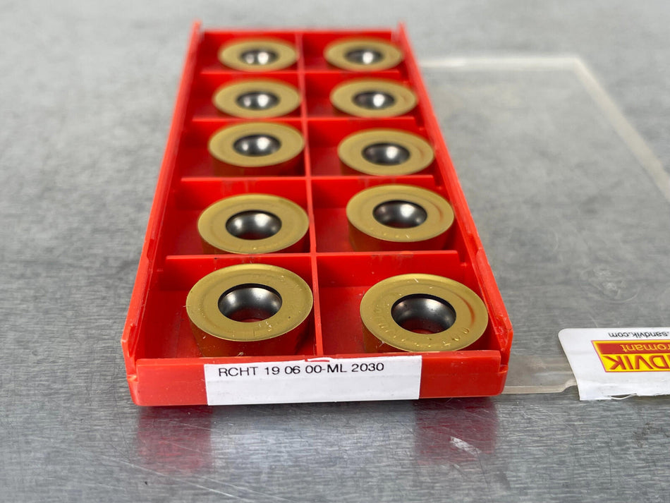 Sandvik RCHT 19 06 00-ML 2030 Carbide Insert (Pack of 10)