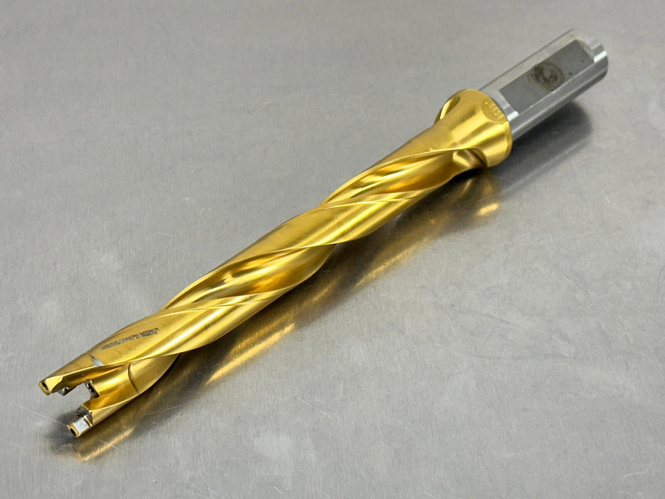 Ingersoll TD170013618R01 Indexable Tip Drill 17mm 8xD Gold Twist 6181391