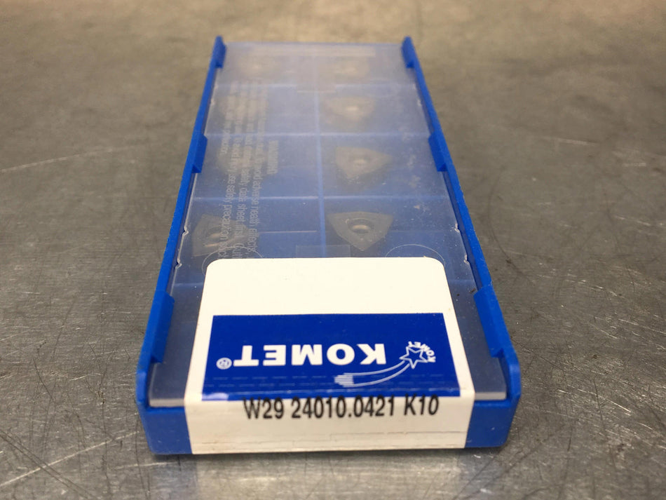 Komet W29 24010.0421 K10 Carbide Insert Drill (10 pcs)